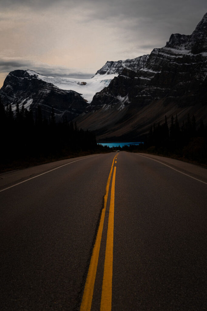 Road to Bow Lake