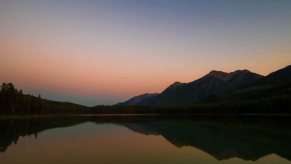 golden hour to blue hour