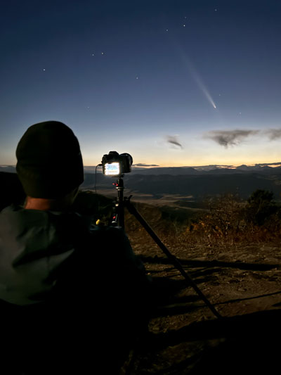 Milky Way 4 capturing comet atlas