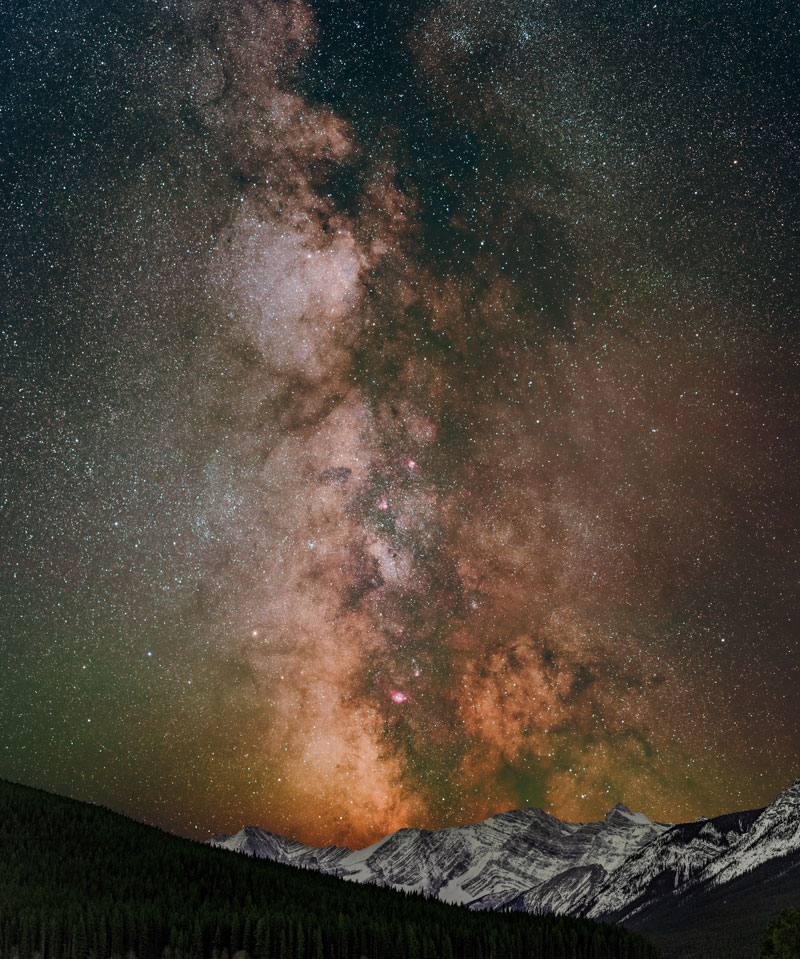 Milky Way 5 Milky Way Lower Kananaskis Lake